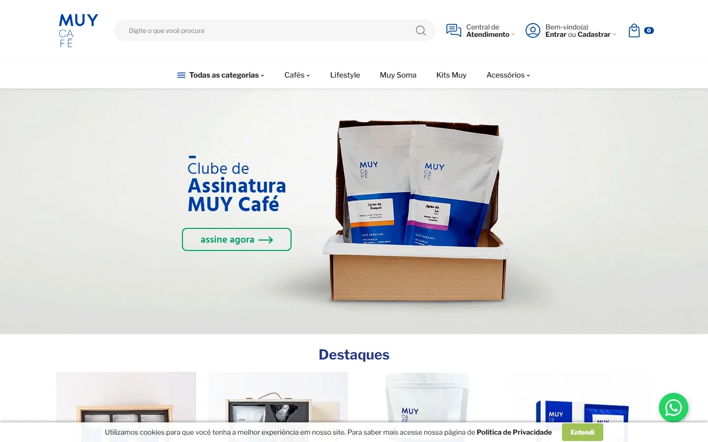 Case Muy Café Loja: E-commerce para Muy Café